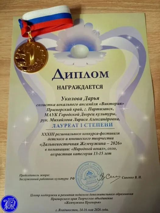 Полученные награды