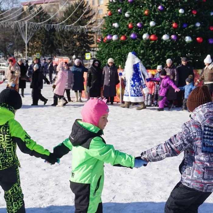 Хоровод у Главной Ёлки